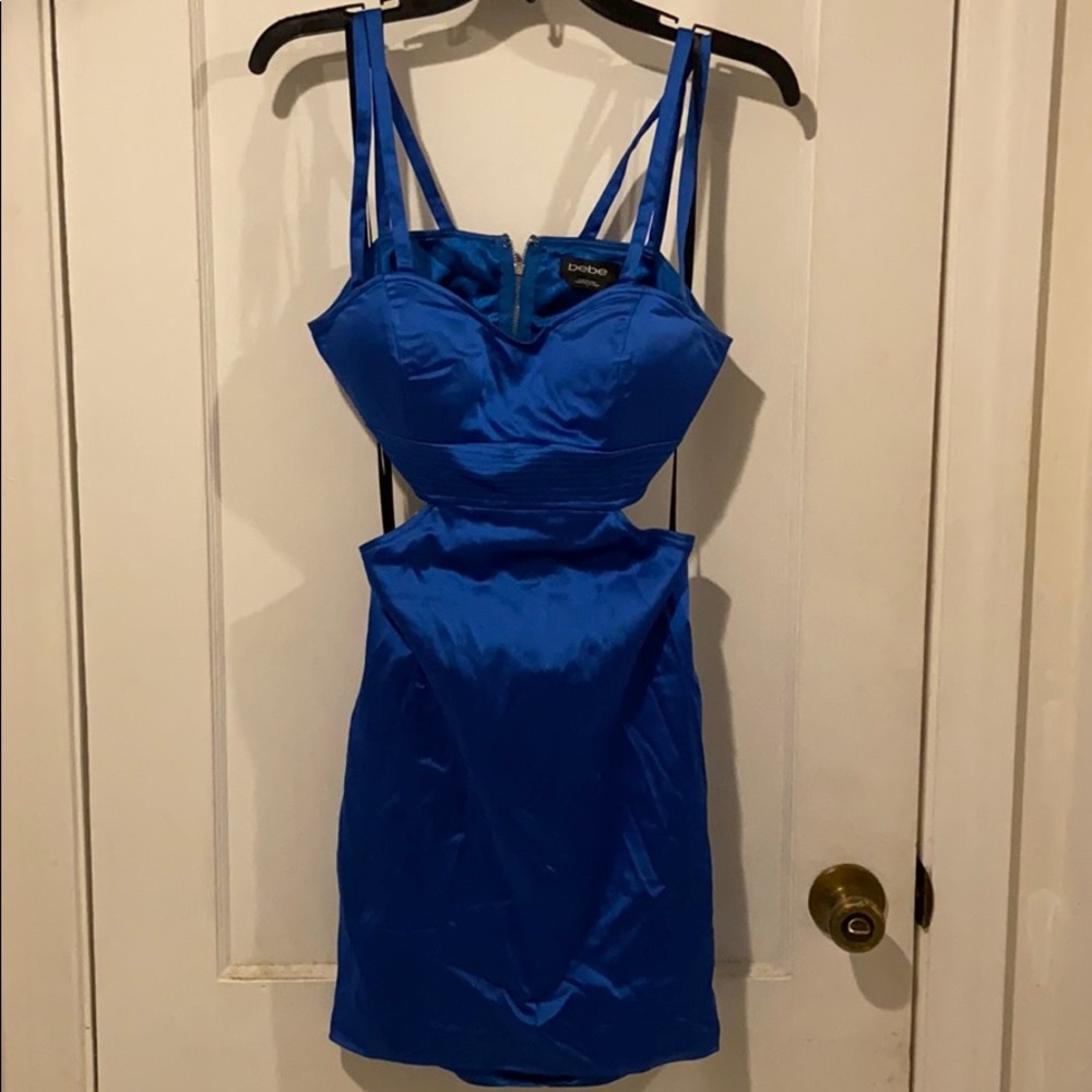Satin Blue dress